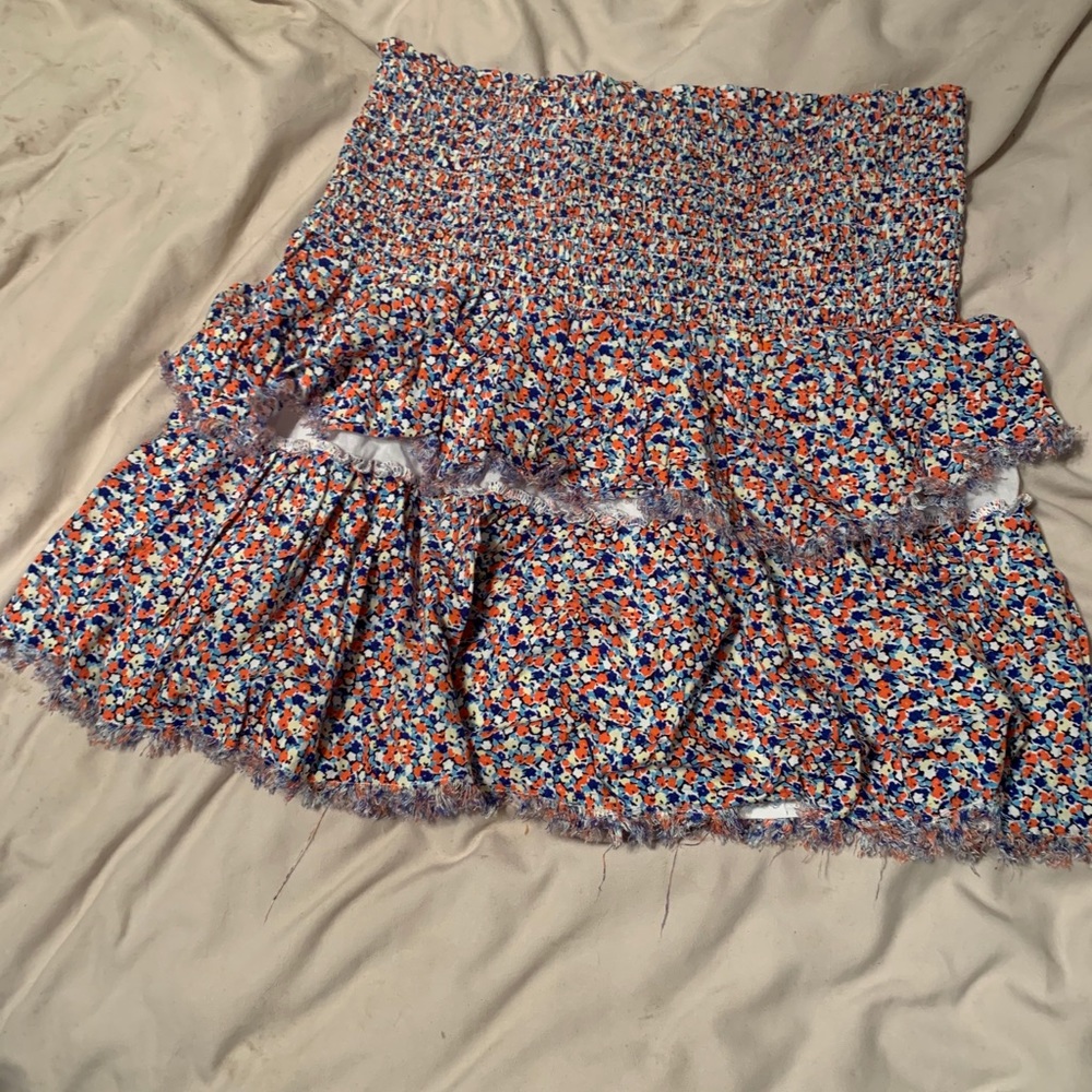 Aerie ruffle mini skirt